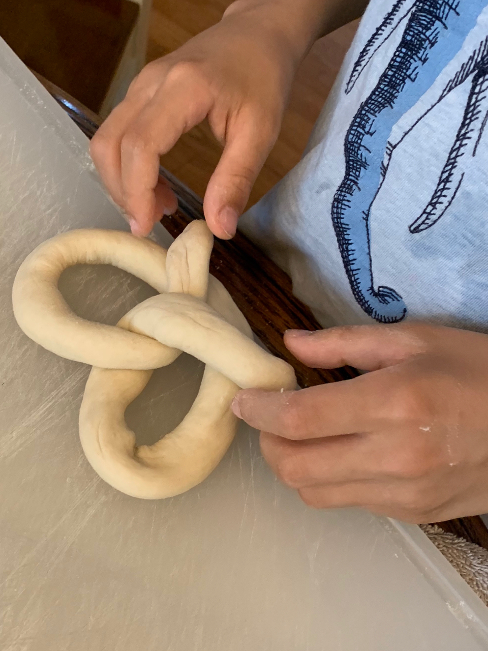 Twisting the pretzel